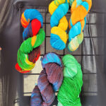 Showcase of all five yarns